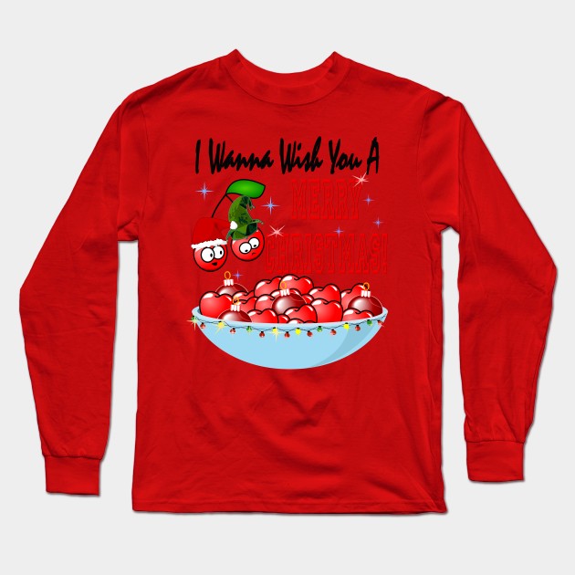 Merry Christmas from the Cherry Bowl Long Sleeve T-Shirt by LoneWolfMuskoka